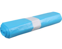 Plastic zak 65x25x140 T70 blauw per doos à 10 rollen (100 zakken)